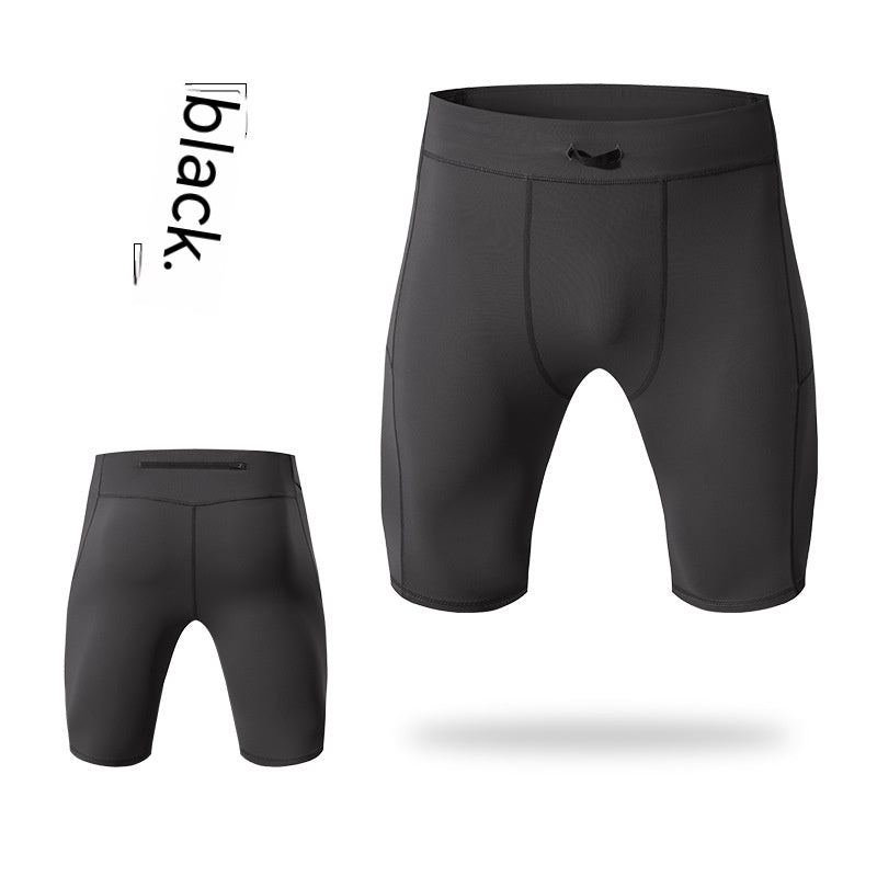 Summer Men's High Elastic Compression Aerobics