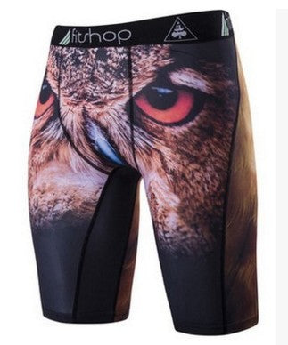 Men's Animal Compression Fashionable Comfortable Shorts