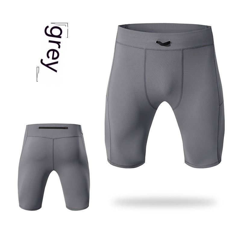 Summer Men's High Elastic Compression Aerobics