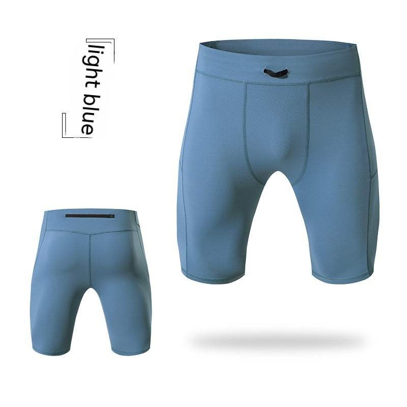 Summer Men's High Elastic Compression Aerobics