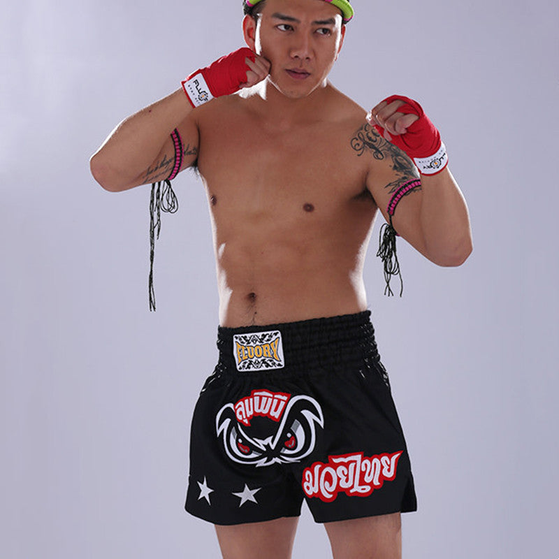 Muay Thai Shorts Sanda Clothing Men's Free Fight
