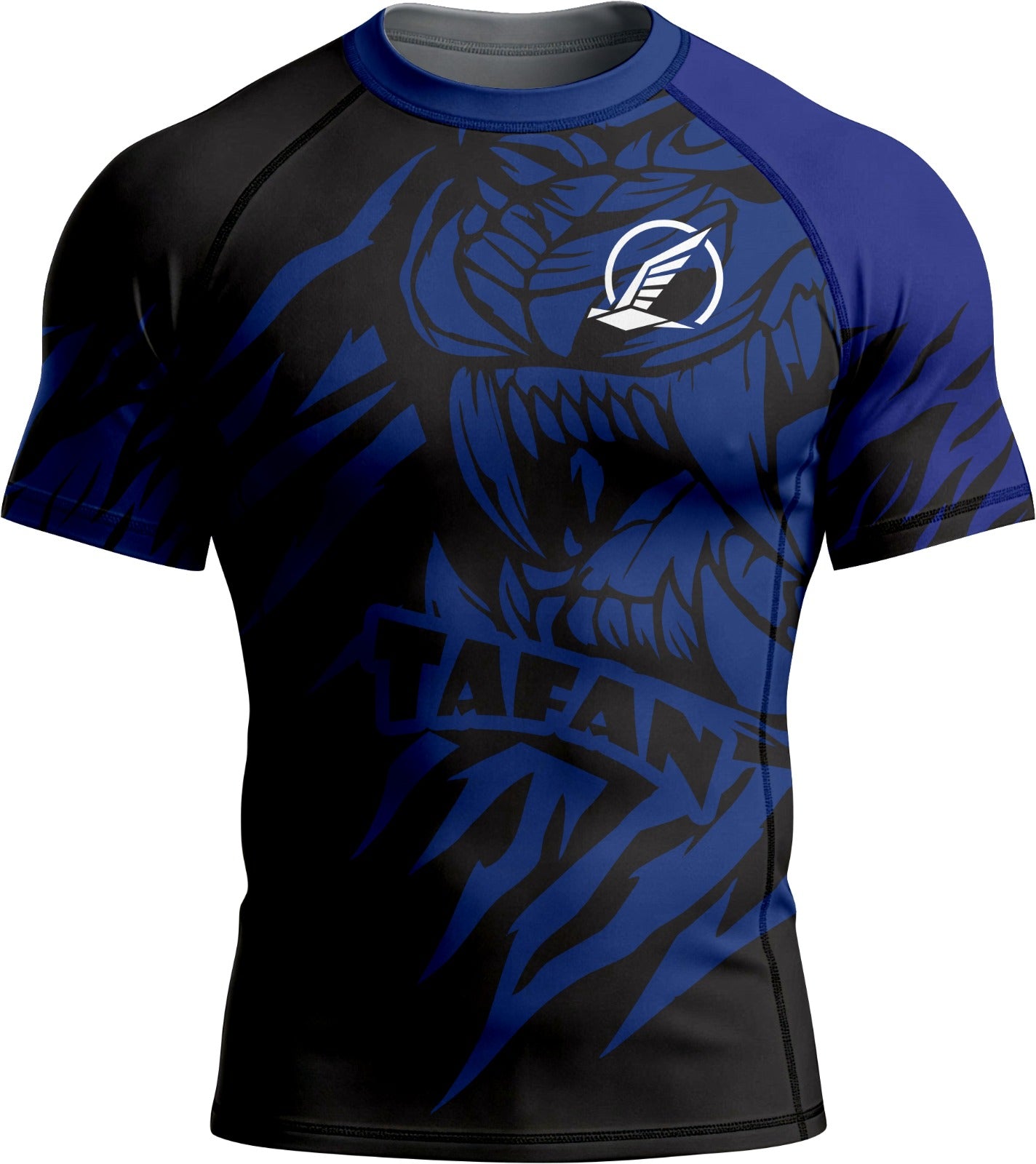 Predator Ranked Blue Premium Bjj Rash Guard For Men/Women