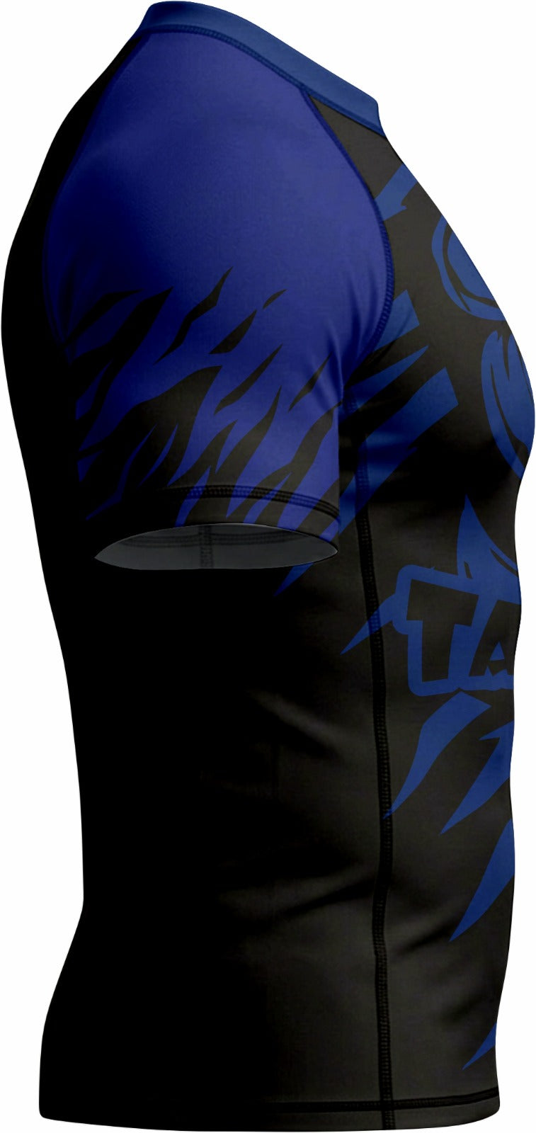 Predator Ranked Blue Premium Bjj Rash Guard For Men/Women