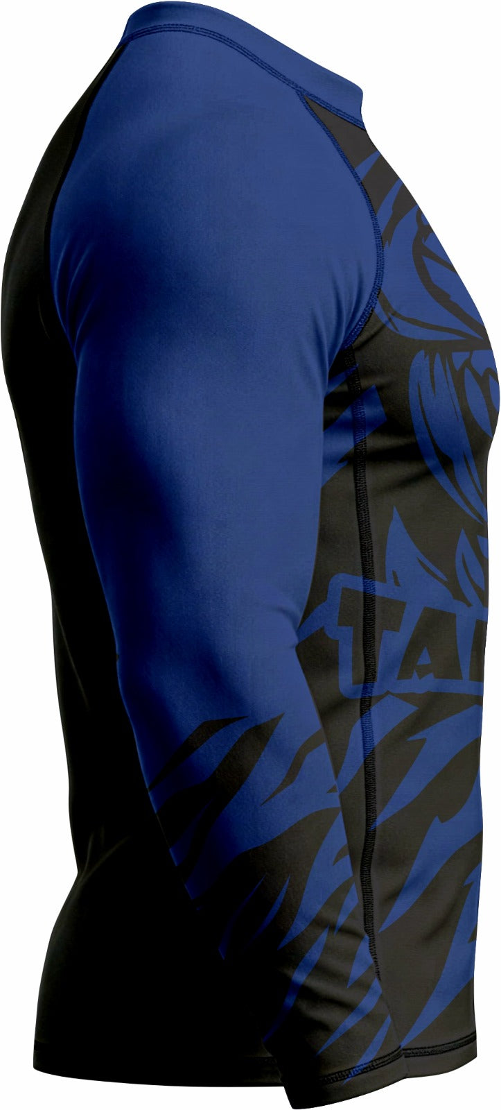 Predator Ranked Blue Premium Bjj Rash Guard For Men/Women