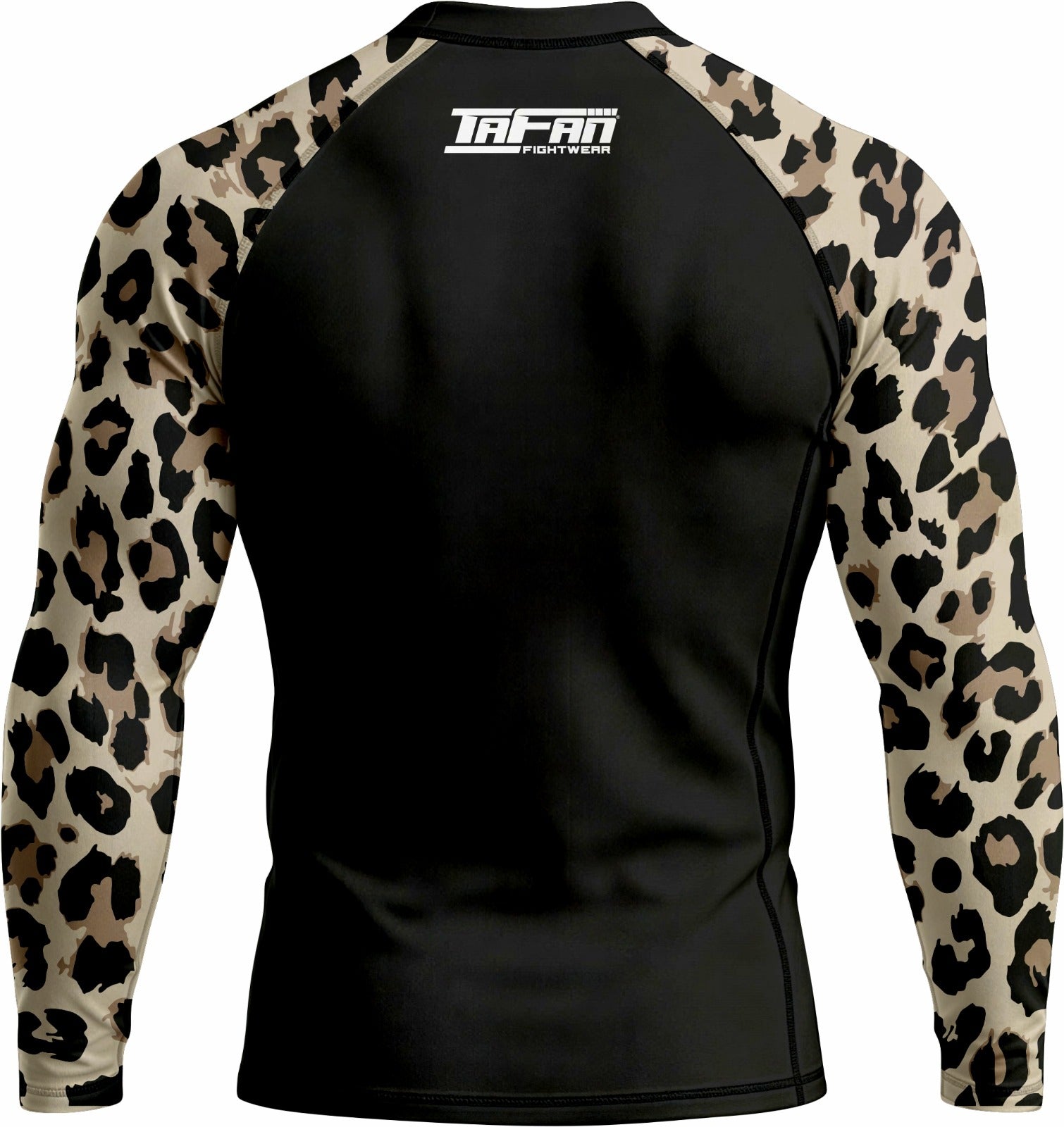 Black and Beige Premium Bjj Rash Guard For Men/Women