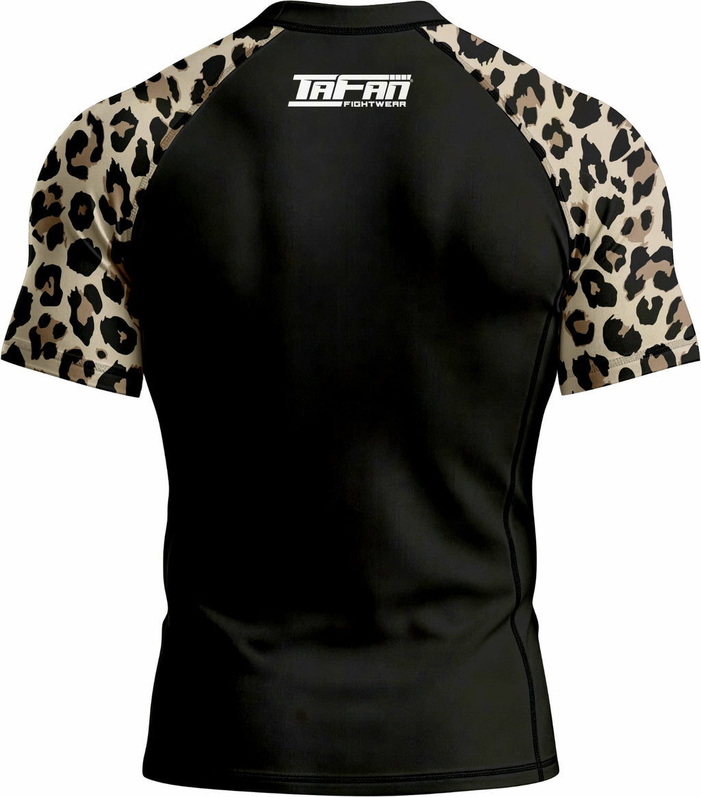 Black and Beige Premium Bjj Rash Guard For Men/Women