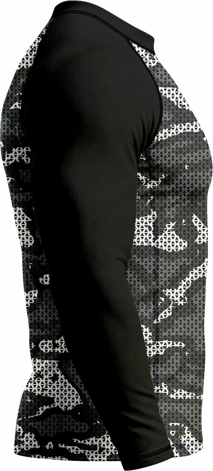 Black & Light Grey Ranked Rashguard