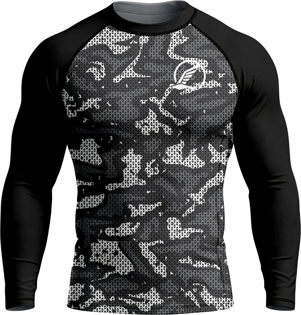 Black & Light Grey Ranked Rashguard