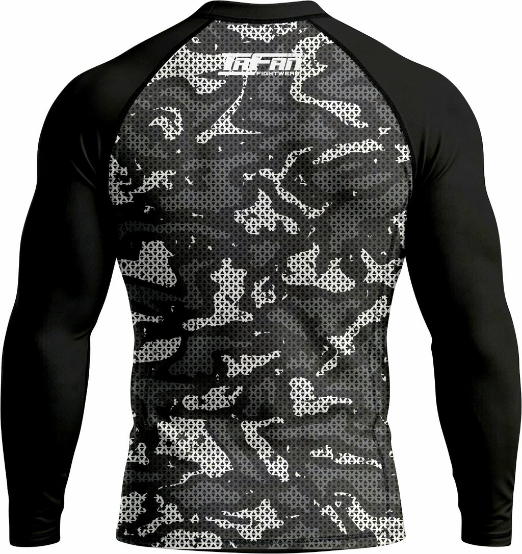 Black & Light Grey Ranked Rashguard