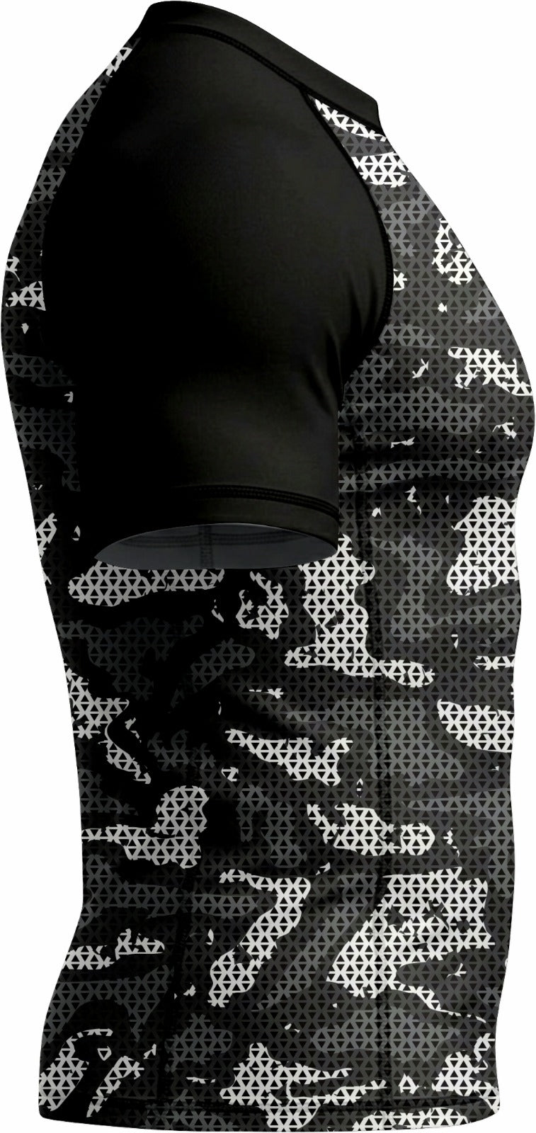 Black & Light Grey Ranked Rashguard