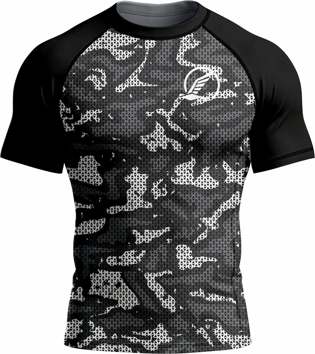 Black & Light Grey Ranked Rashguard