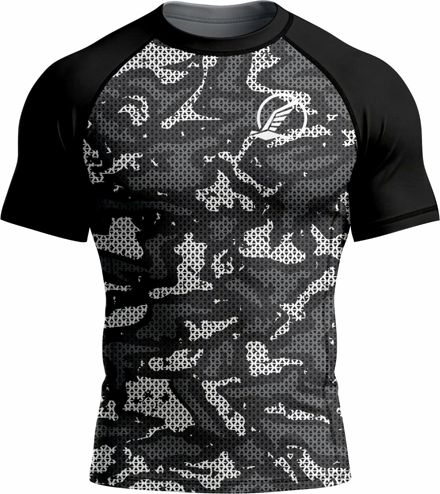 Black & Light Grey Ranked Rashguard
