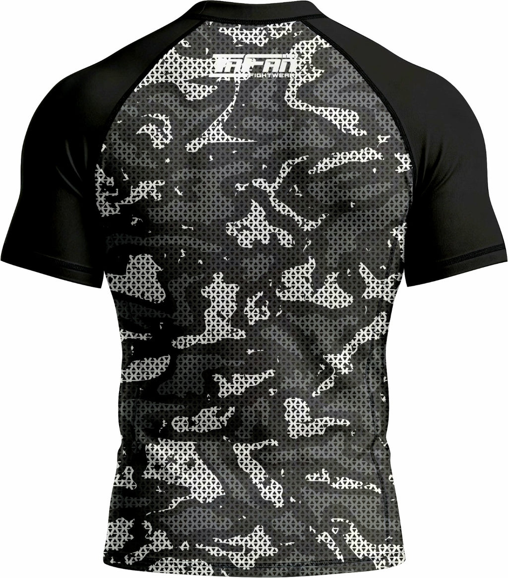 Black & Light Grey Ranked Rashguard