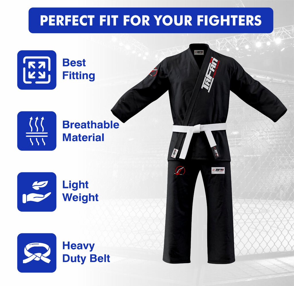 Basic Black Brazilian Jiu Jitsu GI (BJJ GI)