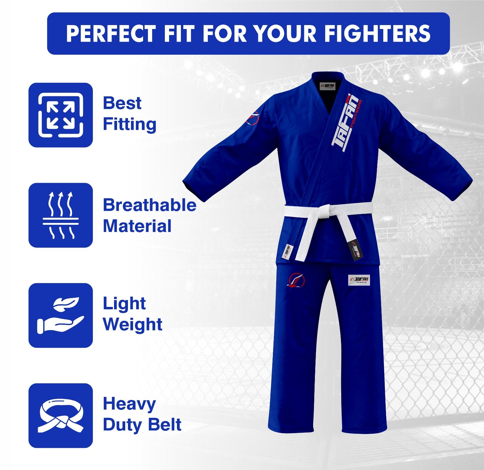 Basic Blue Brazilian Jiu Jitsu GI (BJJ GI)