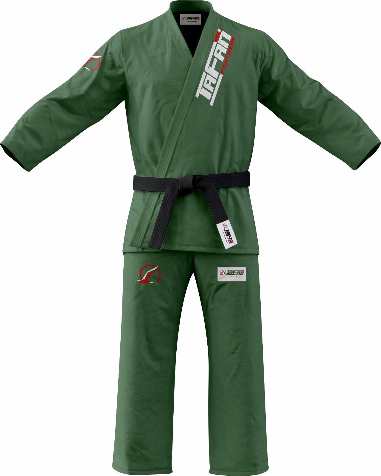 Basic Military Green Brazilian Jiu Jitsu GI (BJJ GI)