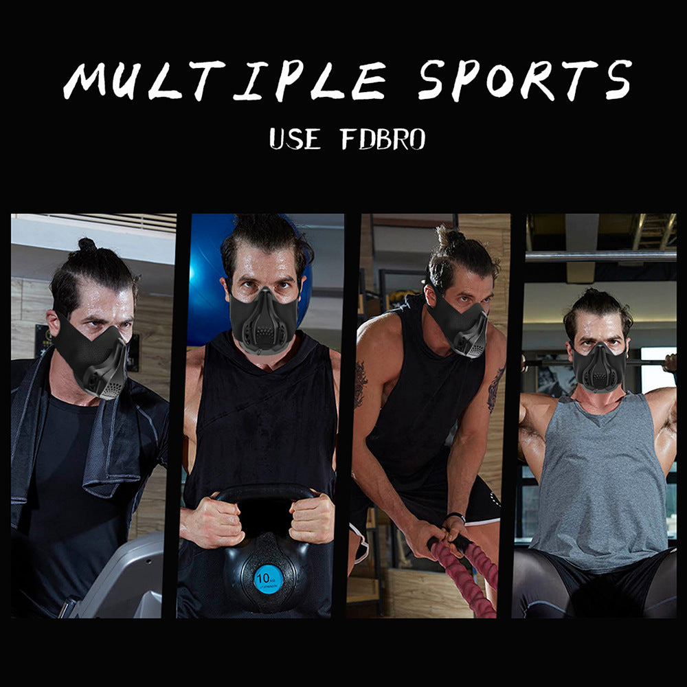 Six-gear Oxygen Control Sports Training Headgear