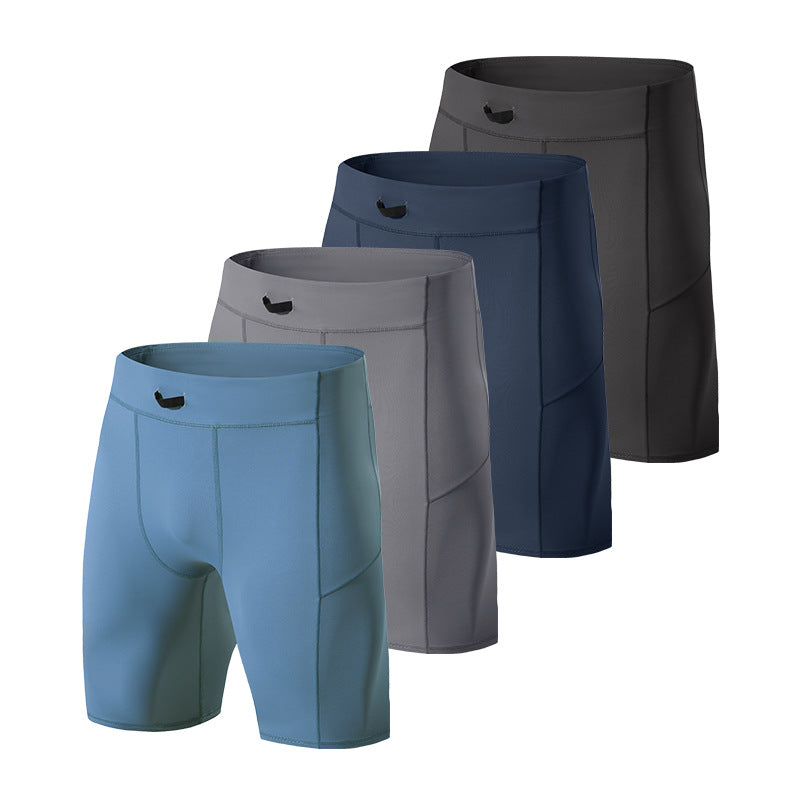 Summer Men's High Elastic Compression Aerobics